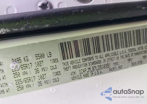 2020 Jeep Cherokee Latitude Plus 4X4 из США, поврежденный, VIN 1C4PJMLB7LD510391